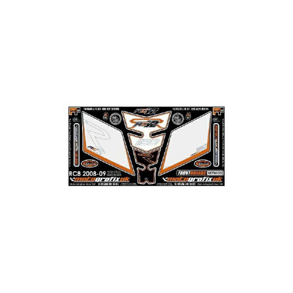 モトグラフィックス｜MOTOGRAFIX ボディパッド REAR RC8R（09-） MT-RKTM02W