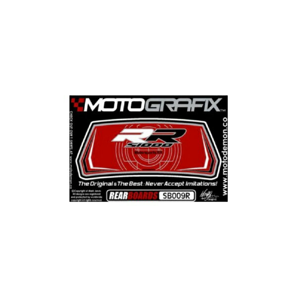 モトグラフィックス｜MOTOGRAFIX ボディパッド REAR BMW S1000RR MT-SB009R