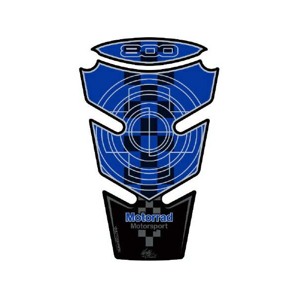 モトグラフィックス｜MOTOGRAFIX タンクパッド ブルー BMW F800R MT-TB008B