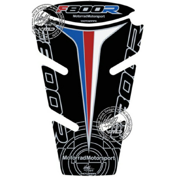 モトグラフィックス｜MOTOGRAFIX タンクパッド ブラック BMW F800R MT-TB008KMS