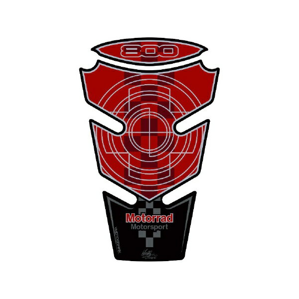 モトグラフィックス｜MOTOGRAFIX タンクパッド レッド BMW F800R MT-TB008R