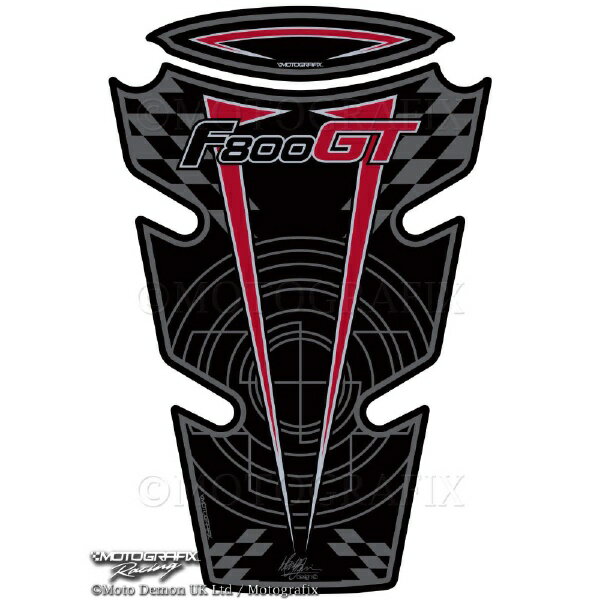 モトグラフィックス｜MOTOGRAFIX タンクパッド ブラック/グレー BMW F800GT MT-TB018K