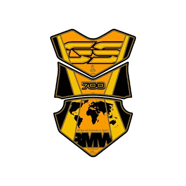 モトグラフィックス｜MOTOGRAFIX タンクパッド イエロー/ブラック BMW F700GS（12-15） MT-TB024Y