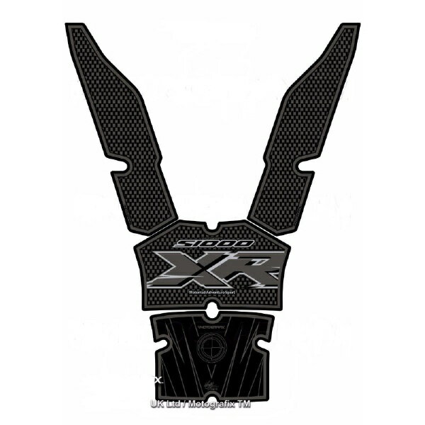 モトグラフィックス｜MOTOGRAFIX タンクパッド ブラック/カーボン BMW S1000XR（17-） MT-TB033KC