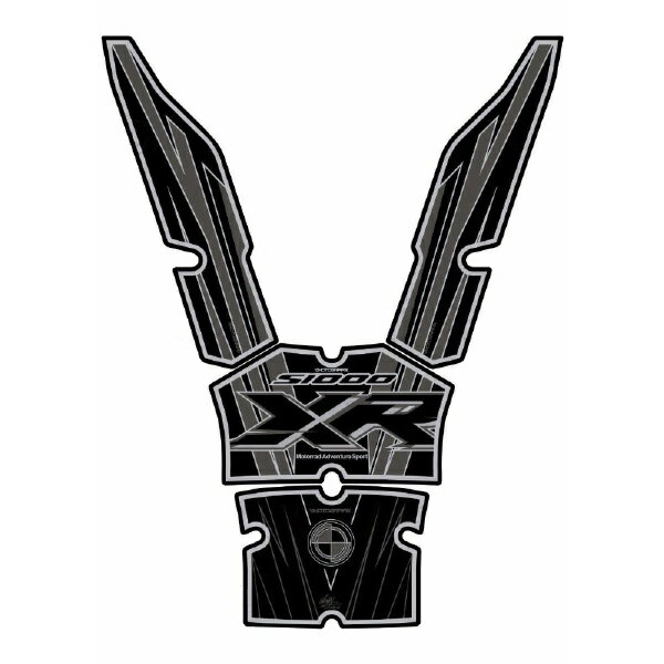 モトグラフィックス｜MOTOGRAFIX タンクパッド ブラック/ブラック BMW S1000XR（17-） MT-TB033KK