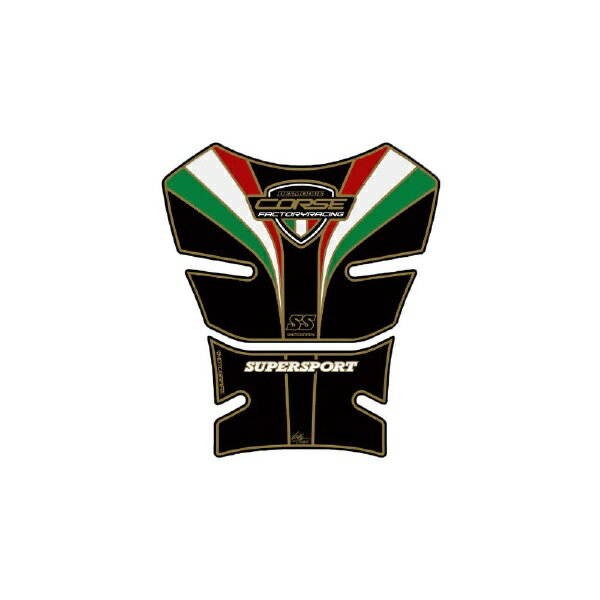 モトグラフィックス｜MOTOGRAFIX タンクパッド ブラック/トリコローレ DUCATI SS Supersport 89-98 MT-TD023KT