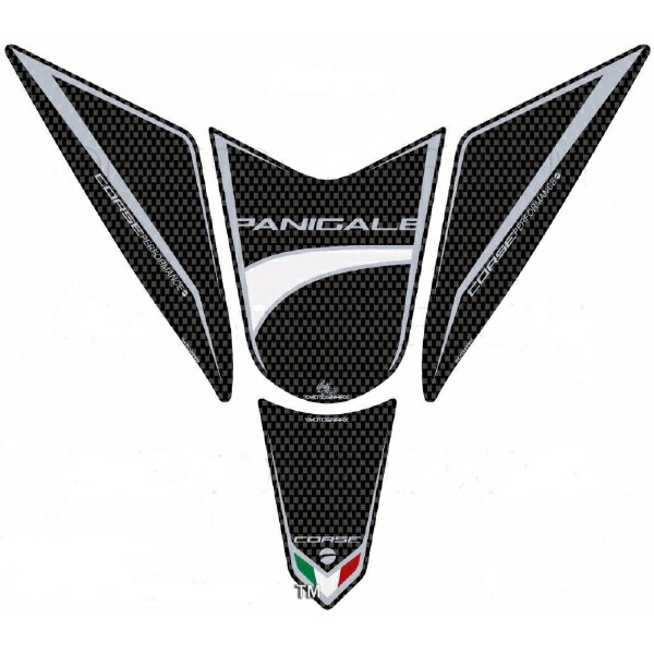モトグラフィックス｜MOTOGRAFIX タンクパッド カーボン DUCATI PANIGALE MT-TD025C