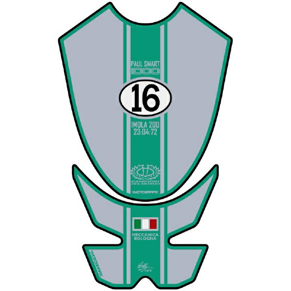 モトグラフィックス｜MOTOGRAFIX タンクパッド シルバー DUCATI SPORT CLASSIC MT-TDSCPS