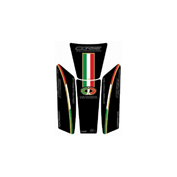 モトグラフィックス｜MOTOGRAFIX タンクパッド ブラック DUCATI STREETFIGHTER MT-TDSFK