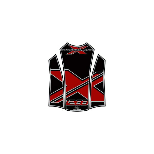 ��ȥ���ե��å�����MOTOGRAFIX ���󥯥ѥå� �֥�å�/��å� VFR1200X Cross Tourer��12-15�� MT-TH021KR