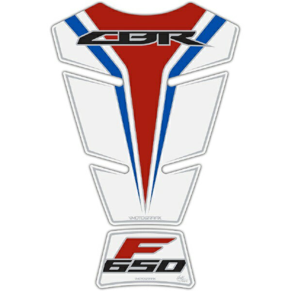 モトグラフィックス｜MOTOGRAFIX タンクパッド レッド/ホワイト/ブルー CBR650F（14-16） MT-TH025RWB