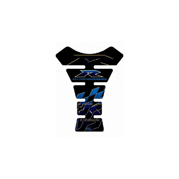 モトグラフィックス｜MOTOGRAFIX タンクパッド ブラック/ブルー KAWASAKI SPINE MT-TK005KB