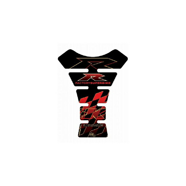 ���g�O���t�B�b�N�X�bMOTOGRAFIX �^���N�p�b�h �u���b�N ���b�h KAWASAKI SPINE MT-TK005KR