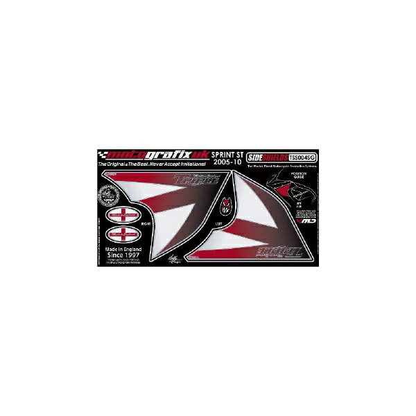 樂天商城 - モトグラフィックス｜MOTOGRAFIX ボディパッド SIDE COWL SPRINT ST（05-09） MT-TSS004SG