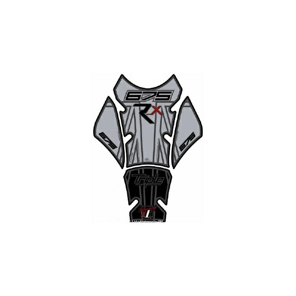 モトグラフィックス｜MOTOGRAFIX タンクパッド グレー STREET TRIPLE 675RX MT-TT023RX