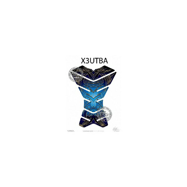 モトグラフィックス｜MOTOGRAFIX タンクパッド ブルー X3 SERIES MT-X3UTBA