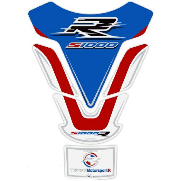 モトグラフィックス｜MOTOGRAFIX タンクパッド ブルー/ブラック/レッド BMW S1000R（17-） MT-TB031MSK