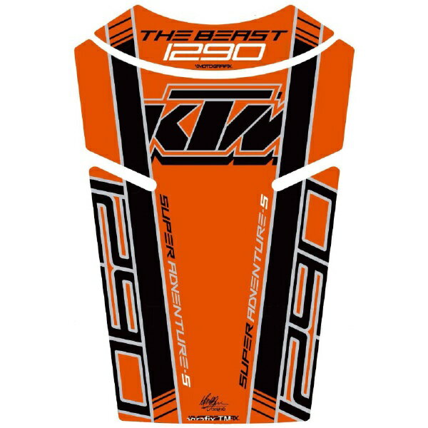 モトグラフィックス｜MOTOGRAFIX タンクパッド オレンジ/ブラック 1290 Super Adventure S（17-） MT-TKTM03OK