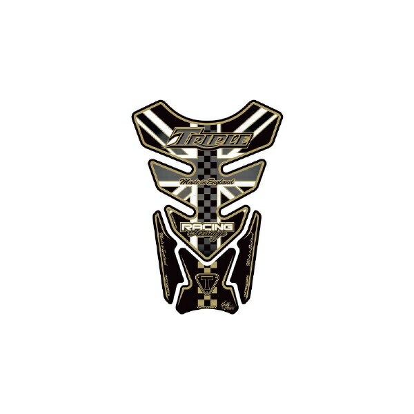 モトグラフィックス｜MOTOGRAFIX タンクパッド UNION JACK/ゴールド TRIUMPH QUADPAD MT-TT011MJA