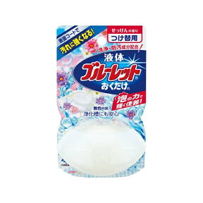 小林製薬｜Kobayashi 液体ブルーレットおくだけ せっけんの香り 無色の水 つめかえ用〔トイレ用洗剤〕【rb_pcp】