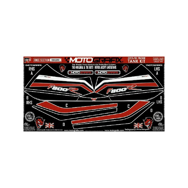 モトグラフィックス｜MOTOGRAFIX ボディパッド KNEE BMW F800R（15-18） MT-KB022KR