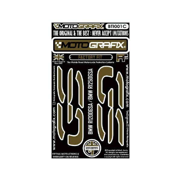 モトグラフィックス｜MOTOGRAFIX GS TANK LOGOBMW R1200GS/R1250GS Adventure MT-BTI001C