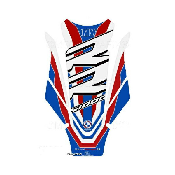 モトグラフィックス｜MOTOGRAFIX タンクパッド ホワイト/ブラック BMW S1000RR（19-） MT-TB043BRW