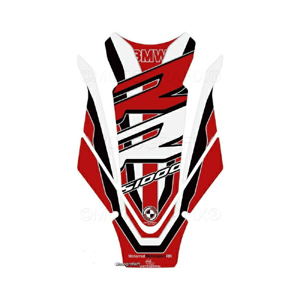 モトグラフィックス｜MOTOGRAFIX タンクパッド レッド/ホワイト BMW S1000RR（19-） MT-TB043RKW
