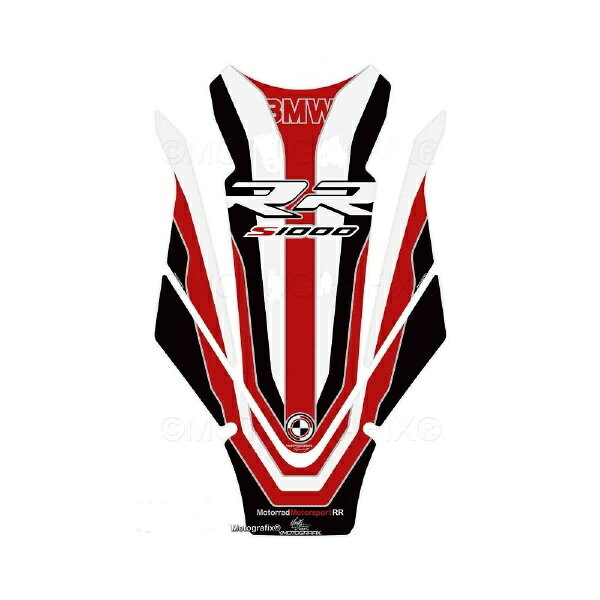 モトグラフィックス｜MOTOGRAFIX タンクパッド レッド/ホワイト BMW S1000RR（19-） MT-TB043RWK