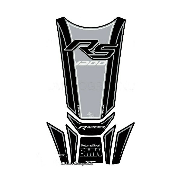 モトグラフィックス｜MOTOGRAFIX タンクパッド ALU/ホワイト BMW R1200RS（17-18） MT-TB036SA