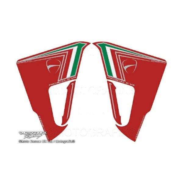 モトグラフィックス｜MOTOGRAFIX フロントフェンダーシールドDUCATI Panigale V4/S MT-DFF005TCR