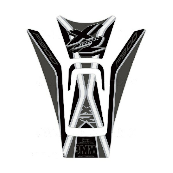 モトグラフィックス｜MOTOGRAFIX タンクパッド ブラック/グレー BMW F900XR（20-） MT-TB048KWE