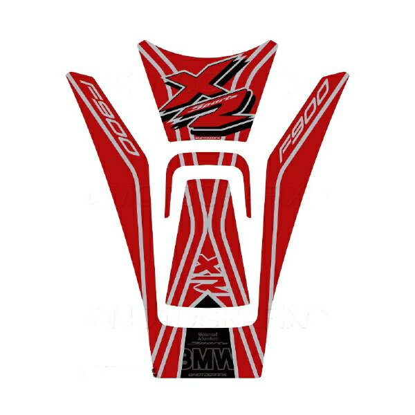 モトグラフィックス｜MOTOGRAFIX タンクパッド レッド/ブラック BMW F900XR（20-） MT-TB048R