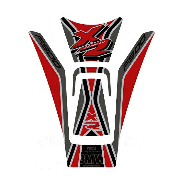 モトグラフィックス｜MOTOGRAFIX タンクパッド レッド/ブラック BMW F900XR（20-） MT-TB048RE