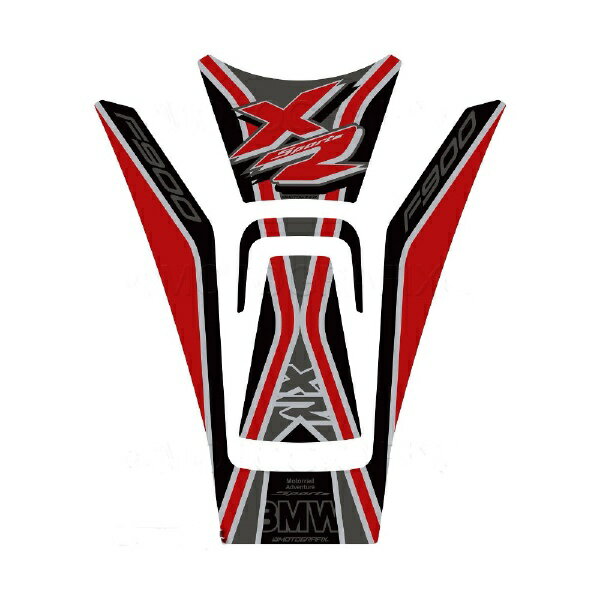 モトグラフィックス｜MOTOGRAFIX タンクパッド レッド/ブラック BMW F900XR（20-） MT-TB048RK