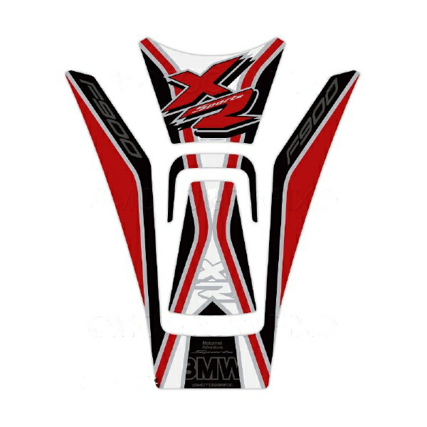 モトグラフィックス｜MOTOGRAFIX タンクパッド レッド/グレー/ブラック BMW F900XR（20-） MT-TB048RKW