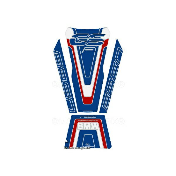 モトグラフィックス｜MOTOGRAFIX タンクパッド ブルー/レッド/ホワイト BMW F850GS Special Rallye Edition（21-） MT-TB054RLY