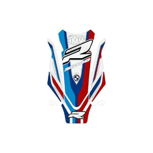 モトグラフィックス｜MOTOGRAFIX タンクパッド ホワイト/レッド/ブルー BMW S1000R（21-） MT-TB055MS
