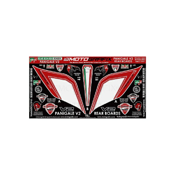 モトグラフィックス｜MOTOGRAFIX ボディパッド REAR DUCATI Panigale 955 V2（21-） MT-RD020R