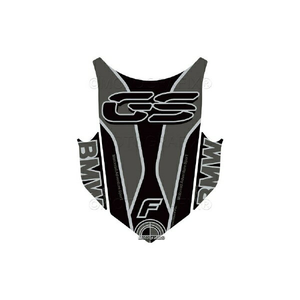 モトグラフィックス｜MOTOGRAFIX タンクパッド ブラック/グレー BMW F700GS（16-17）/F800GS（13-17） MT-TB057KE