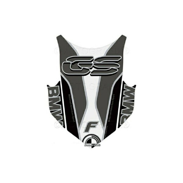 モトグラフィックス｜MOTOGRAFIX タンクパッド ホワイト/ブラック/グレー BMW F700GS（16-17）/F800GS（13-17） MT-TB057KWS