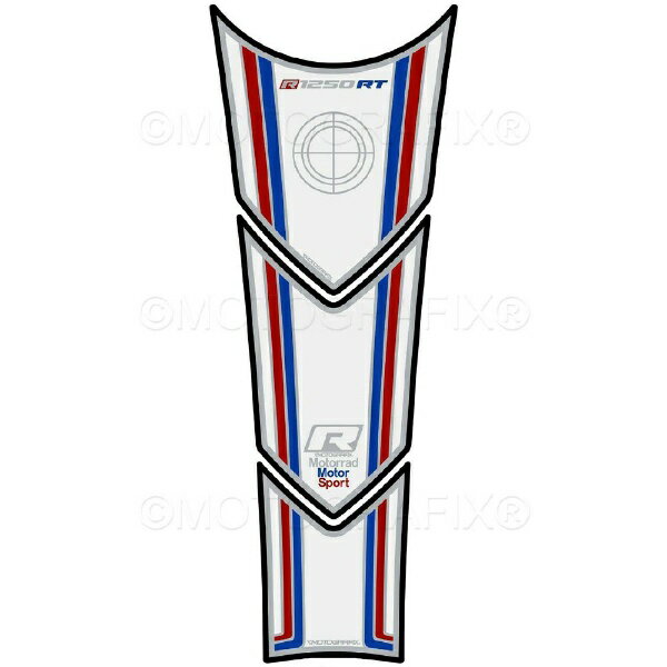 モトグラフィックス｜MOTOGRAFIX タンクパッド ホワイト/ブルー/レッド BMW R1250RT（19-21） MT-TB058MS