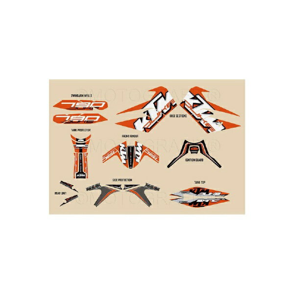 モトグラフィックス｜MOTOGRAFIX Full Paint Protection SystemKTM Duke790（18-20） MT-KTM7901O