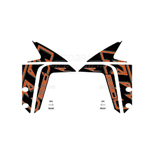 モトグラフィックス｜MOTOGRAFIX フロントフェンダーシールド1290Super Duke R（17-19） MT-KTMFF05K