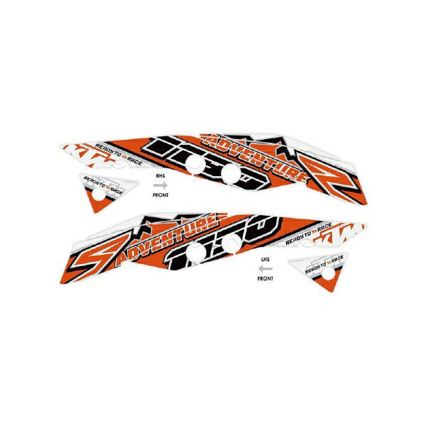 モトグラフィックス｜MOTOGRAFIX REAR BODY PAD1190Adventure（13-17） MT-RKTM05OK
