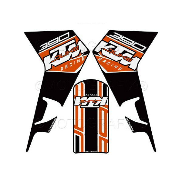 モトグラフィックス｜MOTOGRAFIX フロントフェンダーシールド390 Duke（17-23） MT-KTMFF01K