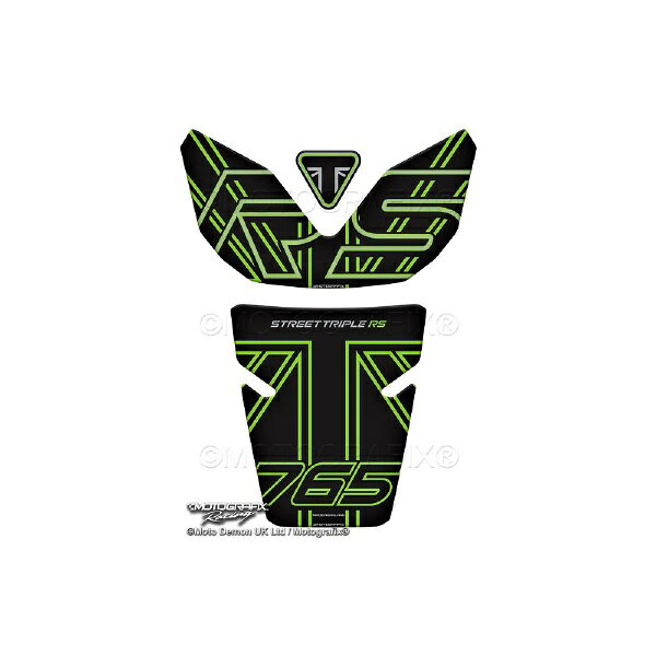 モトグラフィックス｜MOTOGRAFIX タンクパッド Street Triple 765RS（23/24） MT-TT056KLU