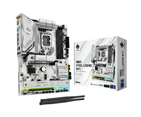 ASROCK｜アスロック マザーボード(LGA1851) B860 Steel Legend WiFi [ATX]