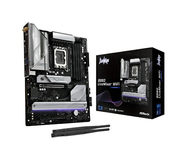 ASROCK｜アスロック マザーボード(LGA1851) B860 LiveMixer WiFi [ATX]