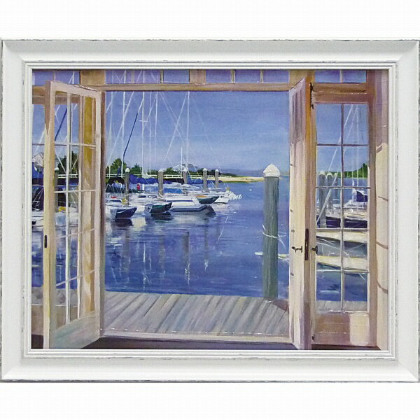 ユーパワー｜YOU POWER 【アート額】キャロル サクス「リフレクション マリナ ミルクリーク」